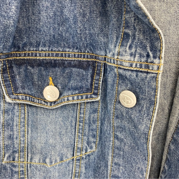 Disney Store Vintage Denim Jack Skellington Nightmare Jacket Medium - Picture 4 of 9